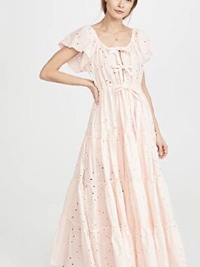 Innika choo alotta gud blush pink maxi dress
